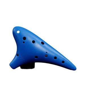 Nouvelle ocarina en plastique à 12 trous, tonalité Alto C, ocarina en résine, adaptée aux débutants, pour les écoles de musique - Product Image 1