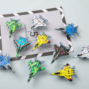 Kleurrijk Plastic Vliegtuigspeelgoed Pull-Back Kindercadeau - Product Image 3