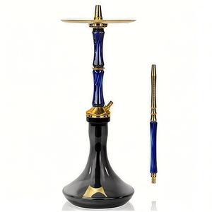 Nuevo Set de Hookah de una Sola Manguera, Pipa de Shisha de Cristal Oceánico, Hookah Árabe para Bar - Product Image 1