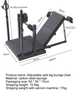 Chaise de sexe à fente pour les jambes SM, mobilier de sexe de haute qualité pour la retenue corporelle