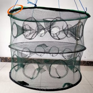 आउटडोर मछली पकड़ने के जाल स्वत: मछली पकड़ने पिंजरे झींगा पिंजरे तह हड़पने मछली पकड़ने पिंजरे छोटे मछली और झींगा शुद्ध - Product Image 6