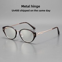 Lentes Fotocromáticas QUEJOEY, Lentes Planas Ultraligeras de Marco Completo, Gafas de Alta Gama con Bloqueo de Luz Azul para Miopía