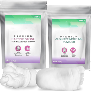Hot lưu niệm quà tặng và gia đình hoạt động alginate ấn tượng bột bé tay và chân đúc Kit - Product Image 5