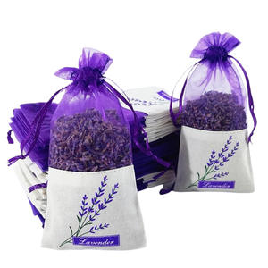 Sac parfumé à la lavande séchée, fourni par l'usine, avec de la lavande séchée naturelle emballée dans des tissus non tissés, <span class=keywords><strong>d</strong></span>ésodorisant <span class=keywords><strong>d</strong></span>'intérieur - Product Image 4
