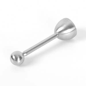 Ciseaux à œufs écologiques en acier inoxydable 304, outil d'ouverture de coquille d'œuf élastique avec fonction de agitation des œufs - Product Image 6