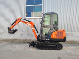 Fabrik kosten Pice Micro neu gestaltete YT20 Crawler Mini bagger 2 Tonnen elektrische kleinste Bagger Digger - Product Image 3