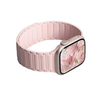 Bracelet magnétique en silicone en forme de I pour Watch S10 Génération Trois, largeur de bande 42/46 mm, conception à trois maillons et deux sections