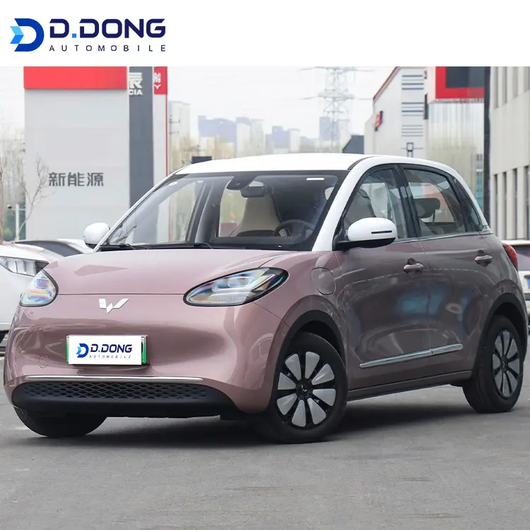 2023 Pink Wuling Bingo Mini Ev Car Long Endruance vendita calda cinese Wuling Brand Car In Stock 2023 versione Wuling Bingo ev