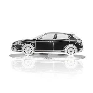 Alfa Romeo Giulietta modello in acciaio inox inciso strumento di tornitura - Product Image 1