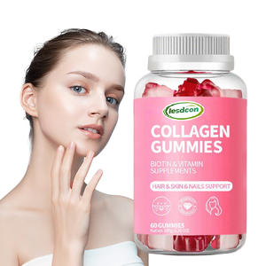Caliente Etiqueta Privada vitamina y suplementos vegano biotina colágeno gomitas pelo piel uñas para adultos suplemento de hierbas - Product Image 1