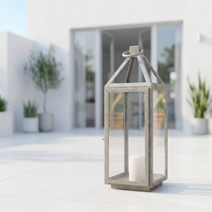 Elegant Handmade Metal Candle Holder <b>Lantern</b> with Patterned Color for Home & Garden Christmas & Easter Decor - Product Image 6
