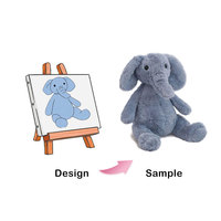 Jouets en peluche pour chiens brodés sur mesure, réalistes, avec fonction réconfortante et doublure en maille douce pour enfants - Vente en gros usine