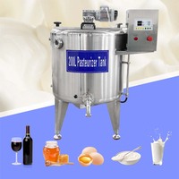 Machine professionnelle à crème glacée et gelato, pasteurisateur de lait et de jus de 100 litres avec système de refroidissement