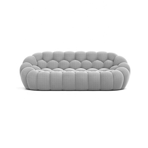 Desain Italia Modern koleksi Roche kain Sofa Sofa gelembung Sofa dengan gaya unik bahan kulit Hall Villa aplikasi - Product Image 6