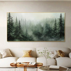 Décoration murale personnalisée en gros, design artistique, peintures à l'huile 100% peintes à la main, tableaux réalistes sur toile, décor mural, œuvres d'art paysagères - Product Image 4