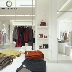 Ideas de decoración para tiendas de ropa modernas: expositor de ropa metálico, soporte de ropa personalizado y duradero para prendas. - Product Image 2