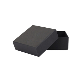 Custom black square paper flower gift cardboard fancy printing corrugated bin box packaging paper boxes