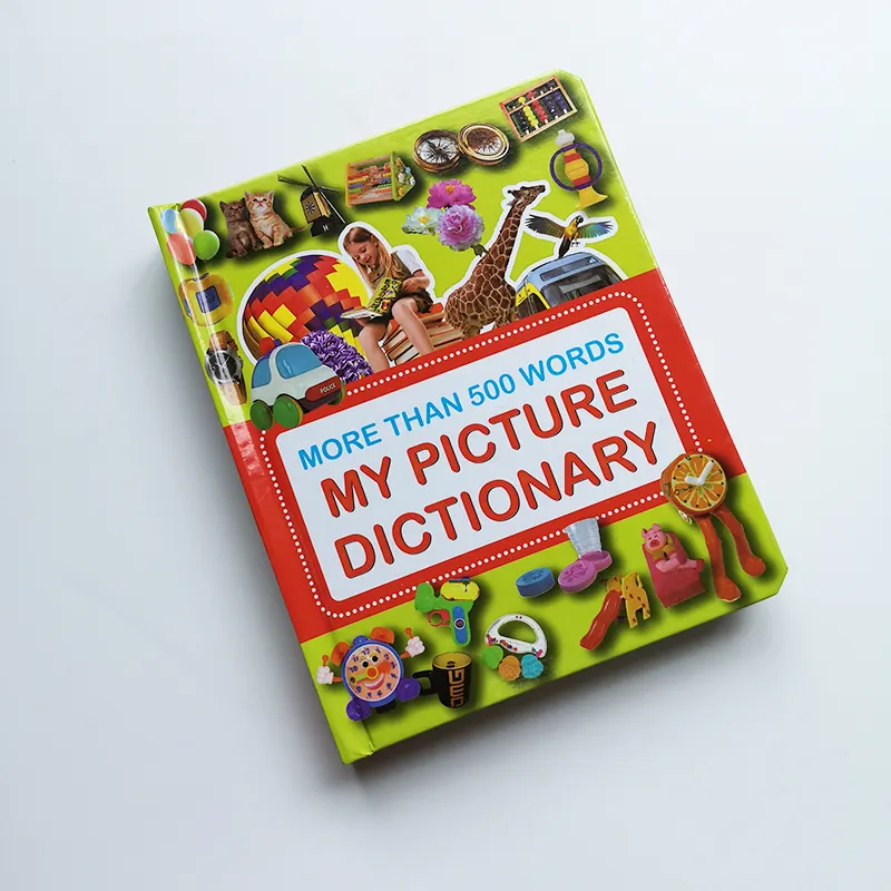 OEM हार्डकवर अंग्रेजी शब्दकोश तस्वीर किताब बच्चों के लिए