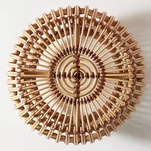 Venta al por mayor respetuoso con el medio ambiente ratán jardín tejido a mano ratán mesa de centro mimbre sala de estar decoración muebles de interior - Product Image 3