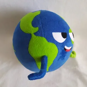 定制毛绒模拟地球玩具角色太阳系枕头的行星