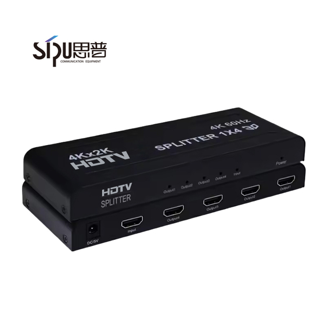 Sipu for Splitter 4K 2Port 4 Port 8Port 16Port 2.0 Switcher Audio Extractor HDCP Compatible TV Laptop Projector Monitor