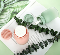 Bouteilles d'aromathérapie en verre dépoli de 120 ml, modèles phares en gros du fabricant, design dégradé de couleur pour diffuseur de voiture