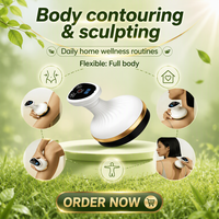 Appareil de massage corporel intelligent par ventouses pour l'élimination de la cellulite, thérapie par aspiration et chaleur, remodelage corporel, taille, abdomen, hanches, cuisses