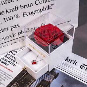 Otros versary ay Anniversary ededding iift Ried nnchanted reserved lower orever terternal OSE in crycrylic Ox ox - Product Image 1