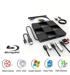 Di động Blu ray Burner USB 3.0 DVD người chơi bên ngoài Blu ray nhà văn DVD ổ đĩa USB Blu ray Máy nghe nhạc - Product Image 3
