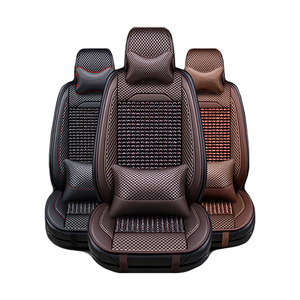 Cuscino per Sedile Auto Xiangta Fashion Sports in Perline di Legno, Set Completo per Tutte le Stagioni, Gioiello in Perle di Legno per Coprisedile Universale - Product Image 1