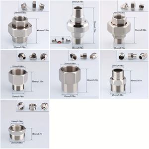 Npt Bsp 1&quot;2&quot;3&quot;4&quot; Stainless Steel Tube <strong>Fitting</strong> Control Elbow Nipple Joint Adapter Couple Female Male Water Pipe <strong>Fitting</strong> - Product Image 6