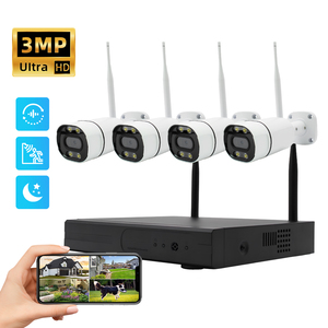 Ngoài trời nhà CCTV Video <span class=keywords><strong>Camera</strong></span> Set 1080P <span class=keywords><strong>Camera</strong></span> Set 3MP an ninh NVR Kit - Product Image 1