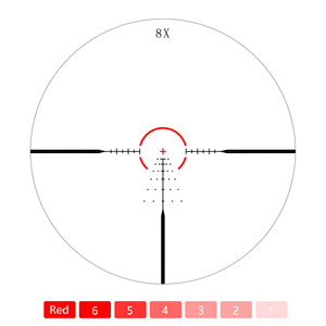 Typhon lpvo phạm vi 1-8x24 ffp tan khắc Kính chiến thuật săn bắn phạm vi quang học kẻ ô thở dài với nhôm chiến thuật phạm vi gắn kết - Product Image 6