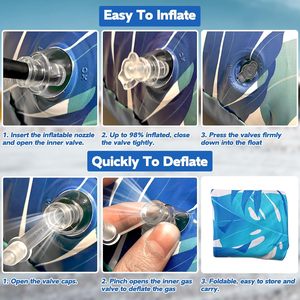 3 gói Hồ bơi bơm hơi <span class=keywords><strong>Float</strong></span> ghế với cupholders & xử lý, thư giãn Ghế bơm hơi cho hồ bơi hồ bơi đồ chơi bên - Product Image 6