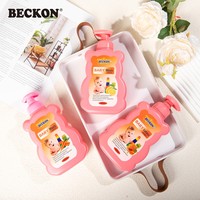 BECKON PRODUCTS OEM ODM Savon Liquide Gel Douche Corporel pour Enfants Marque Privée 500ml Apaisant Doux Soin Peau Bébé pour Filles