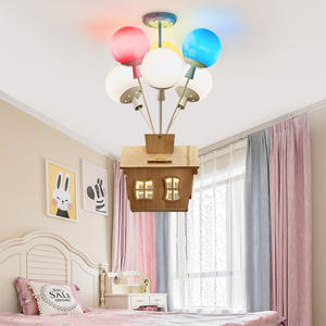 Creativo della ragazza boy camera aria colorata casa palloncino bambini lampadario luce del pendente per i bambini - Product Image 3