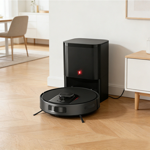 Robot aspirateur V2L-SJ intelligent avec navigation LDS, moteur sans balais, contrôle par application, fonction serpillière humide/sèche, filtre HEPA, aspiration 3500Pa pour le nettoyage domestique - Product Image 1