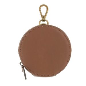 Real Zipper Wholesale Bulk Kids Purse Custom Round Leather Coin <b>Wallet</b> Pouch Bag With <b>Wristlet</b> - Product Image 2