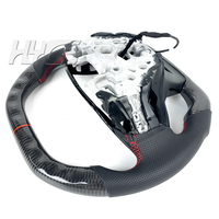 Volante de Fibra de Carbono Personalizado 2020-2025 para Ford Explorer ST ST-Line King Ranch Timberline con Cuero Perforado
