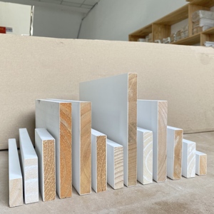 S4S Trim Board Flat Rectangle Design Hot Sale Radiata Pine Finger Joint <b>Primed</b> Flat Board Molds - Product Image 5