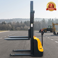Chariot élévateur électrique 1,5 tonne, plateforme pliable, robuste, certifié CE, pour l'assemblage de meubles en atelier