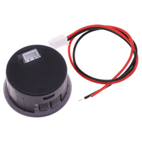 Voltmètre numérique DC5-100V, affichage numérique LED, voltmètre circulaire, voltmètre de voiture, détecteur de tension, testeur, moniteur, panneau