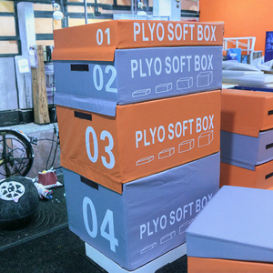 Caja de Salto Pliométrica Personalizada, Juego de 12 Piezas de Plástico Suave para Entrenamiento de Abdominales - Product Image 4