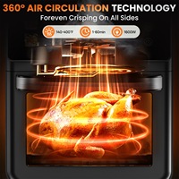 Four à micro-ondes électrique en plastique de grande capacité avec protection contre la surchauffe 1350W, modèle 2026, pour usage domestique, sélectionné en Allemagne