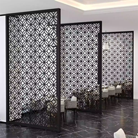Paravents en acier inoxydable modernes pour hôtel, restaurant, bureau, séparateurs de pièce, pliables, coulissants, écologiques, décoration, salon