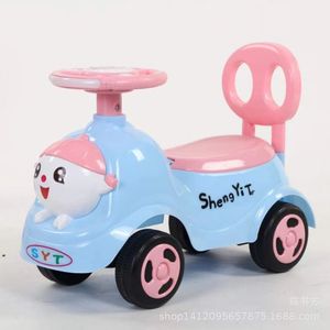ShengYiT Ride On Car For 2 To 4 Years Old Kids With Music Four <b>Wheels</b> <b>Plastic</b> Unisex Toy Vehicle - Product Image 5