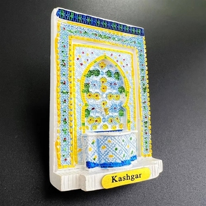 Imán Decorativo 3D con Diseño de <span class=keywords><strong>Kashgar</strong></span> - Adhesivo para Refrigerador con Patrón Intrincado, Recuerdo de Viaje, Decoración para el Hogar - Product Image 2