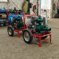 Moteur diesel CHANGFA à refroidissement par air 186 192 pompes à eau à haute levée à course directe d'arbre pour l'irrigation