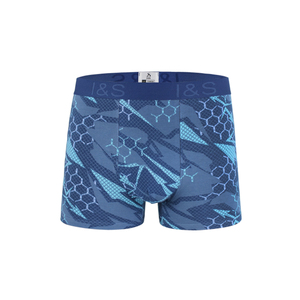 Calzoncillos bóxer de primera calidad para hombre, ropa interior cómoda con patrón de flecha transpirable de tejido de punto respetuoso con la piel personalizada - Product Image 5