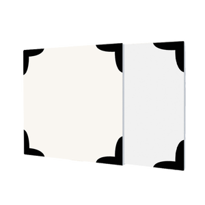 Azulejos de porcelana de cerámica blanca <span class=keywords><strong>y</strong></span> negra de 300x300mm Retro francés suelo rústico antideslizante <span class=keywords><strong>para</strong></span> baño cocina balcón Función de ladrillo refractario - Product Image 1